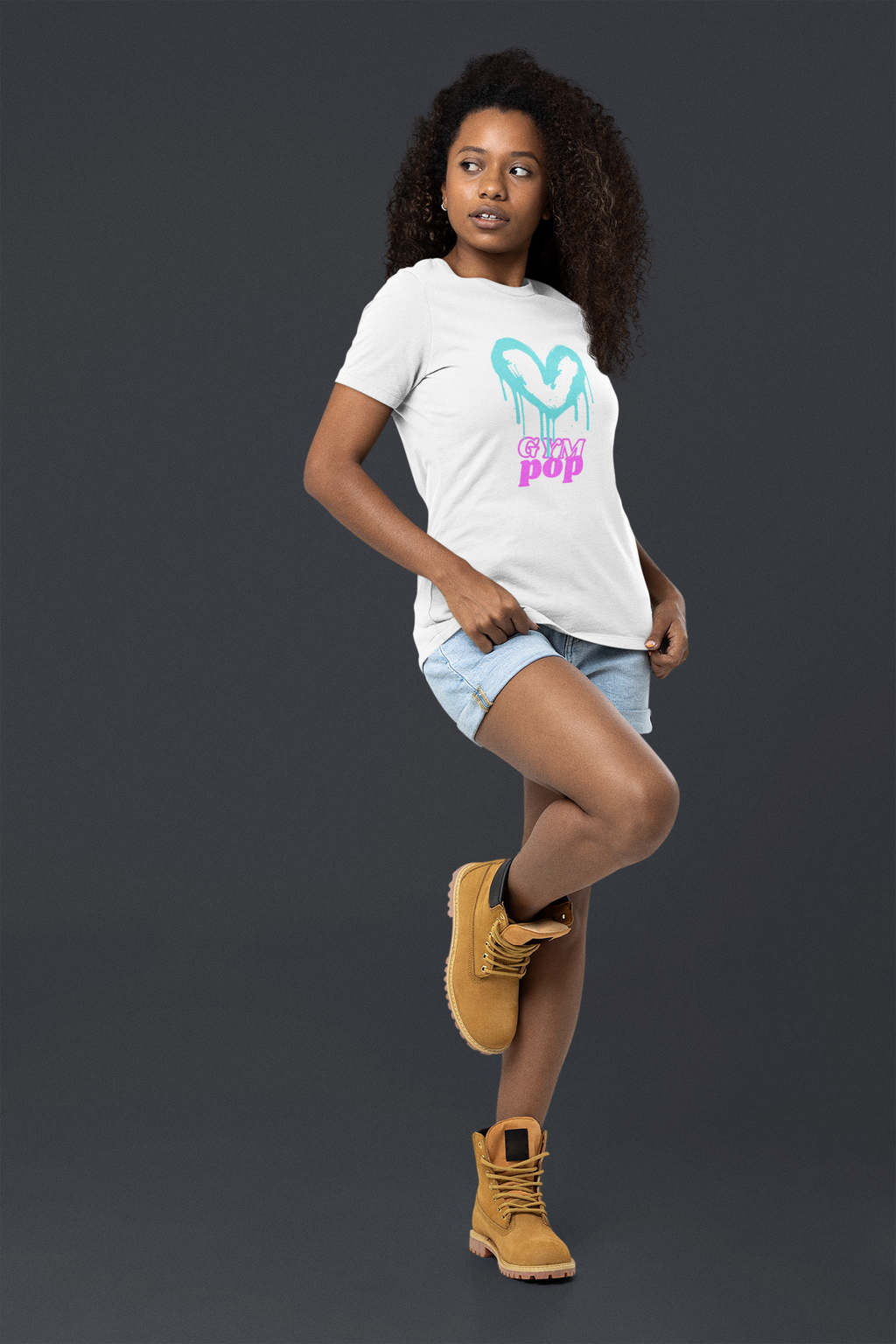 "Graffiti Heart Signature Tee"