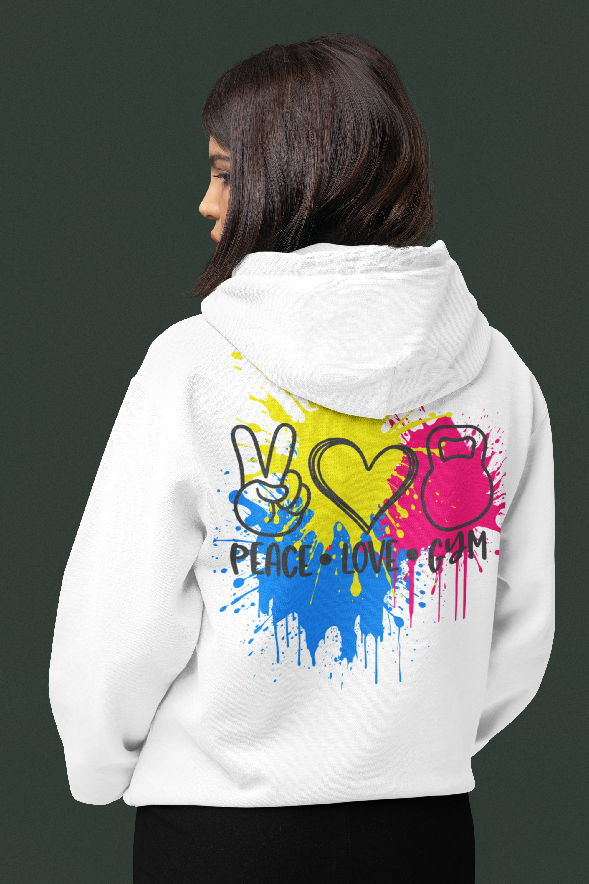 "Peace Love Gym Hoodie"