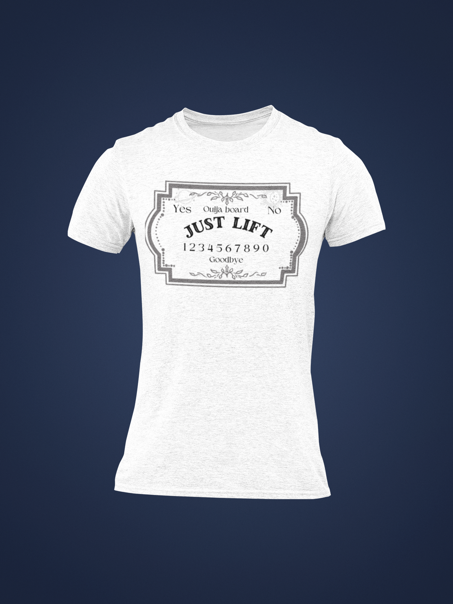 "Just Lift Ouija Tee"