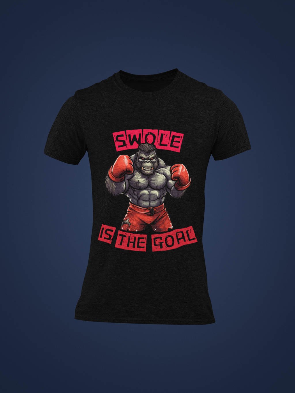"Swole Is the Goal Gym Tee"