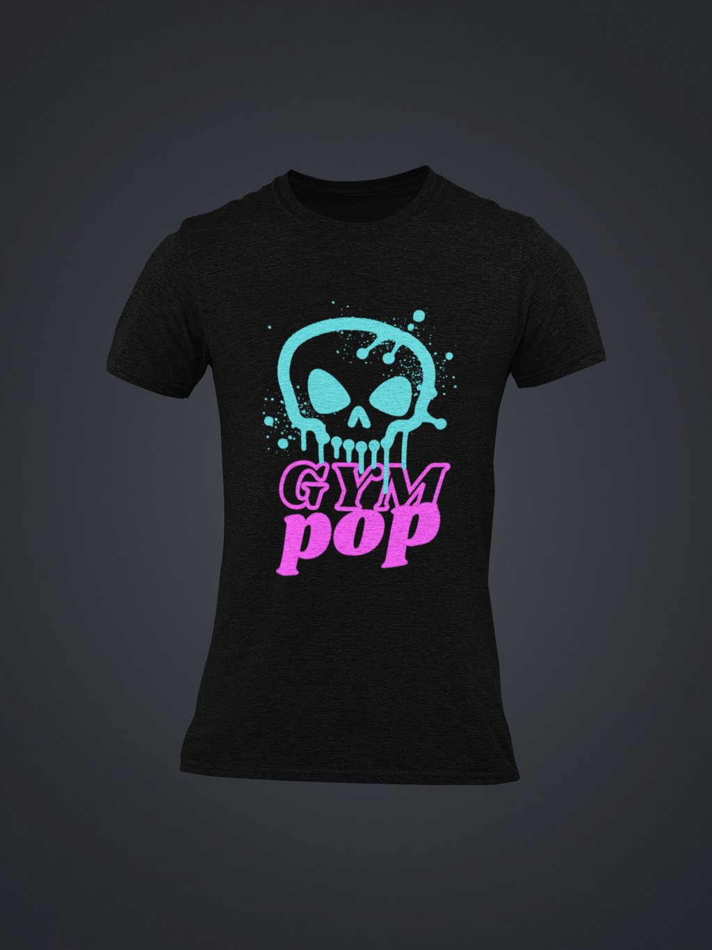 "Street Art Skull Gym Tee"