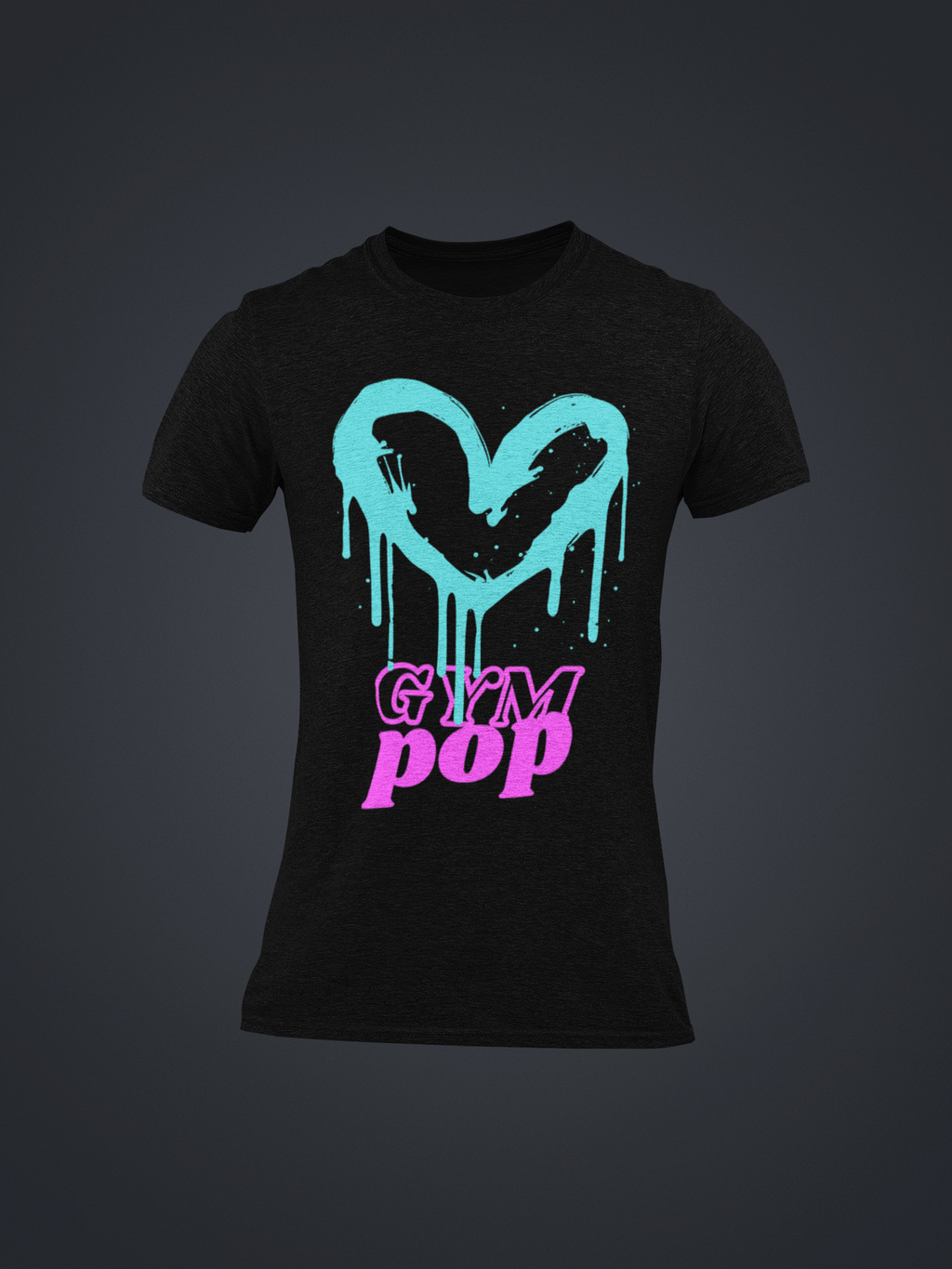 "Graffiti Heart Gym Tee"