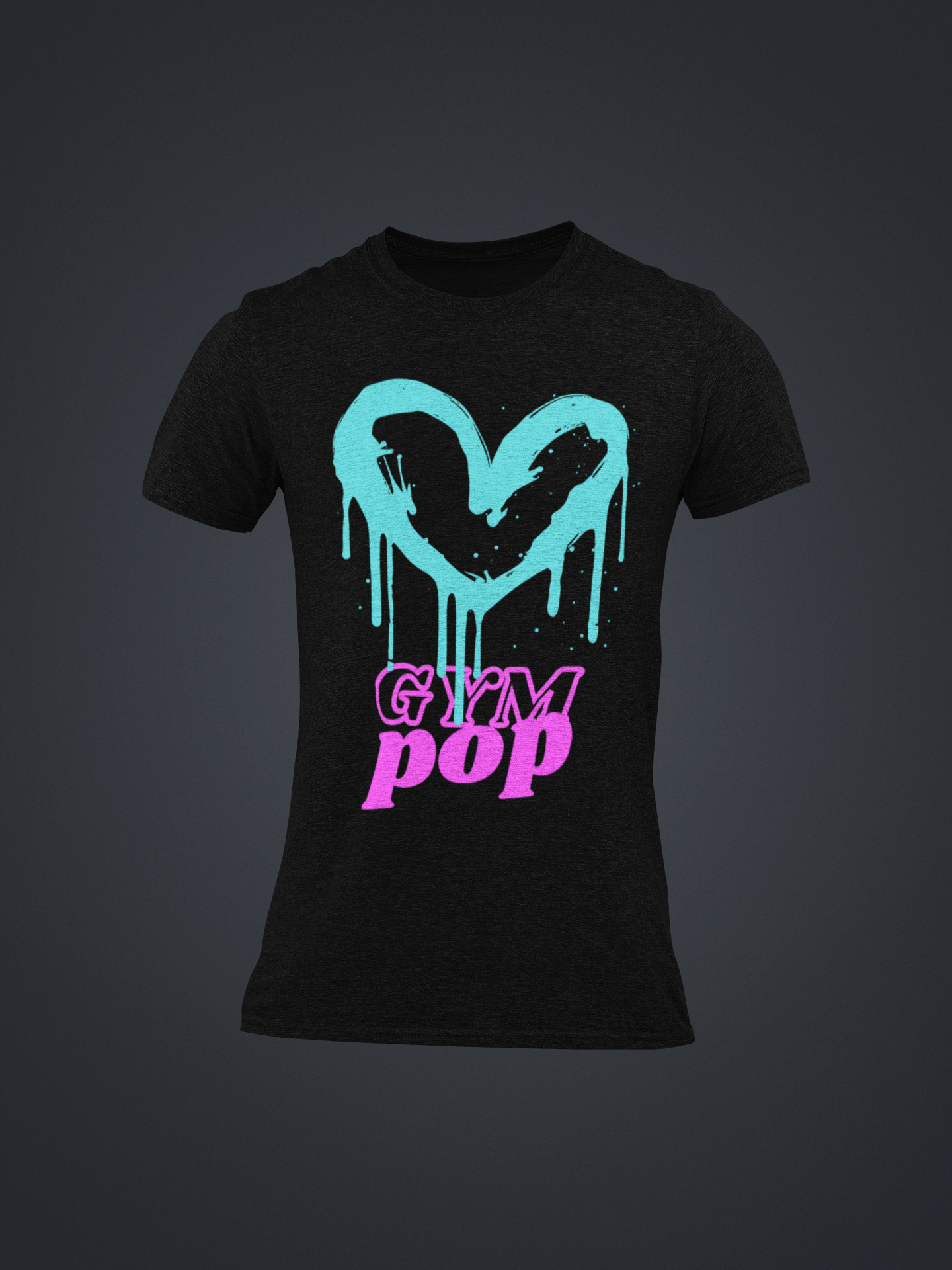 "Graffiti Heart Gym Tee"