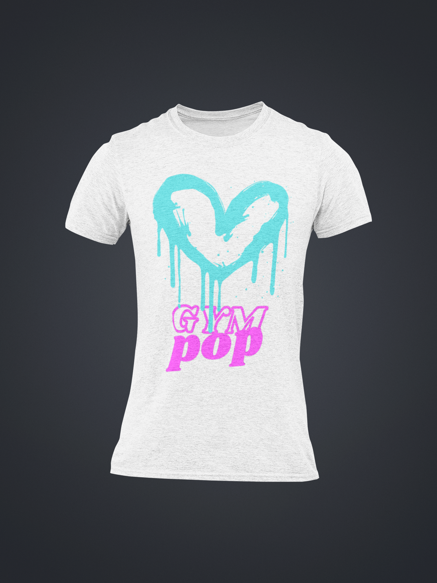 "Graffiti Heart Gym Tee"