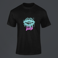 Graffiti Lips Signature Tee by Gympop featuring bold graphic lips design on a casual t-shirt.