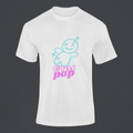 Graffiti Voodoo Signature Gympop T-shirt mockup featuring ghosted design on customizable background.