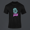 Gympop Graffiti Mummy Signature Tee mockup featuring ghosted graphic on customizable background
