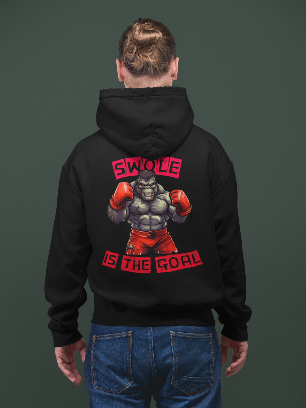 "Swole Is the Goal Hoodie"