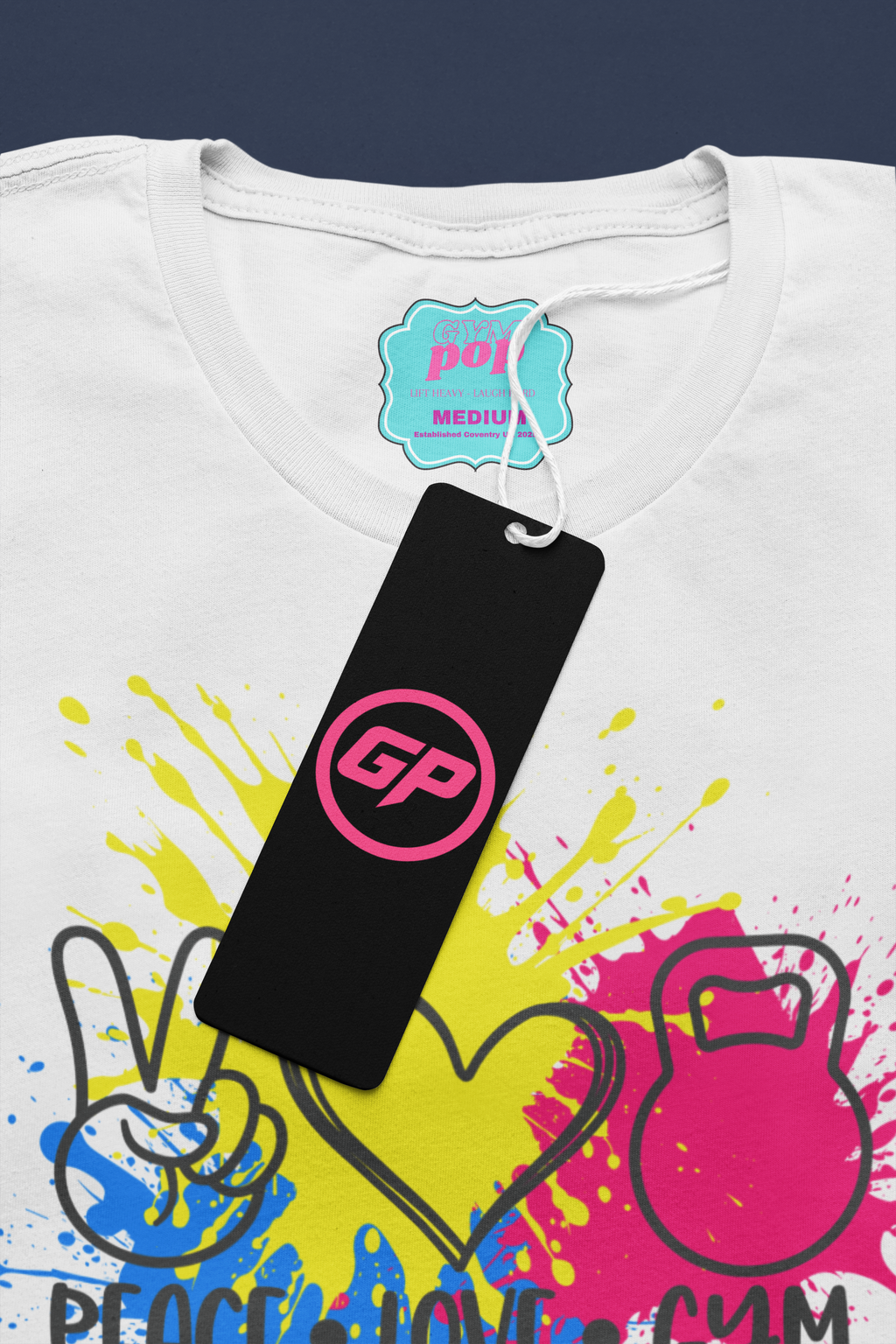 "Peace Love Gym Splatt Tee"