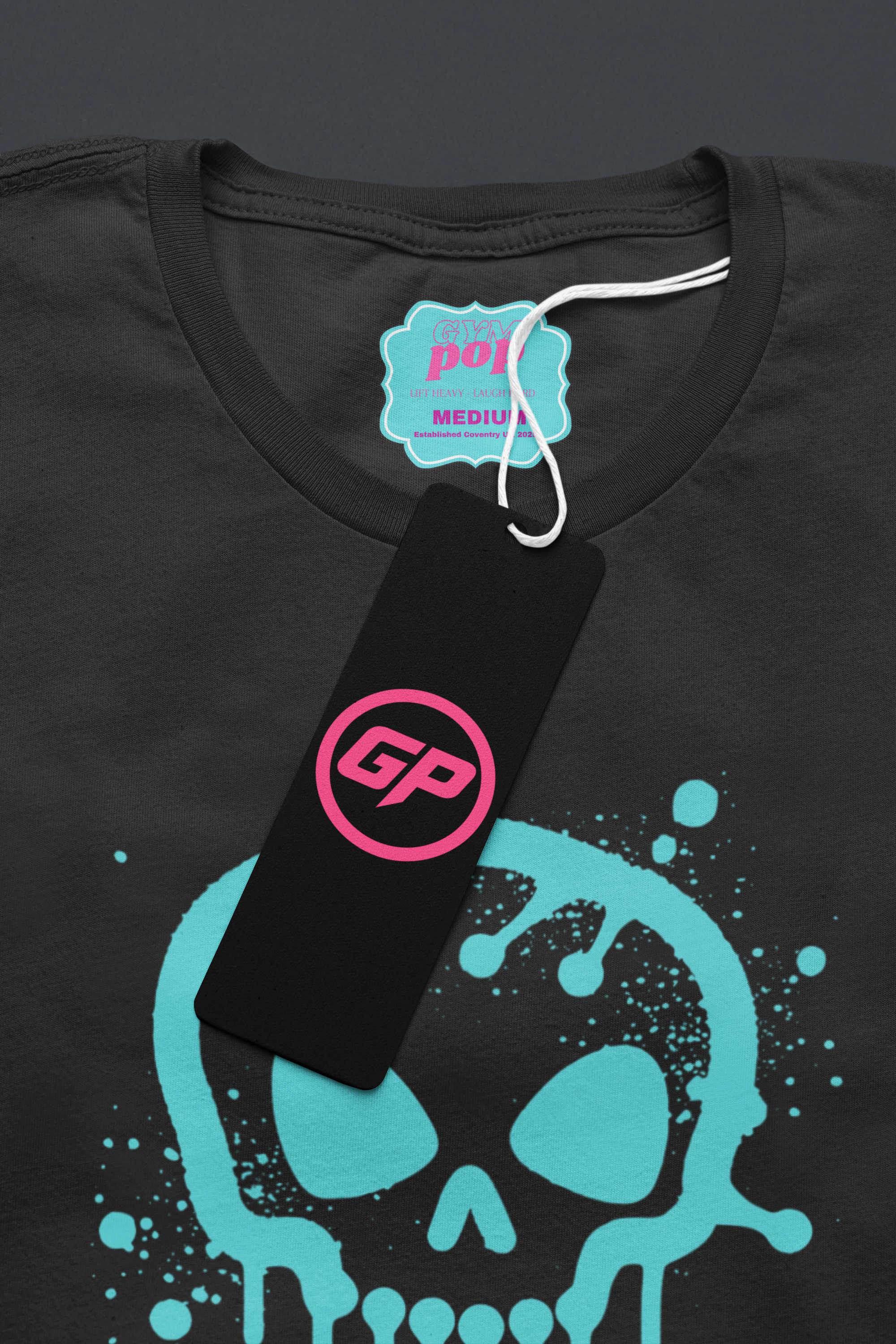 "Street Art Skull Gym Tee"