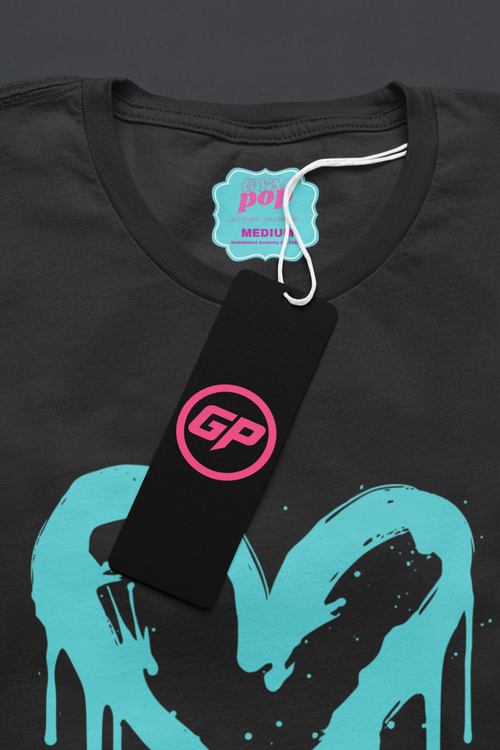 "Graffiti Heart Gym Tee"