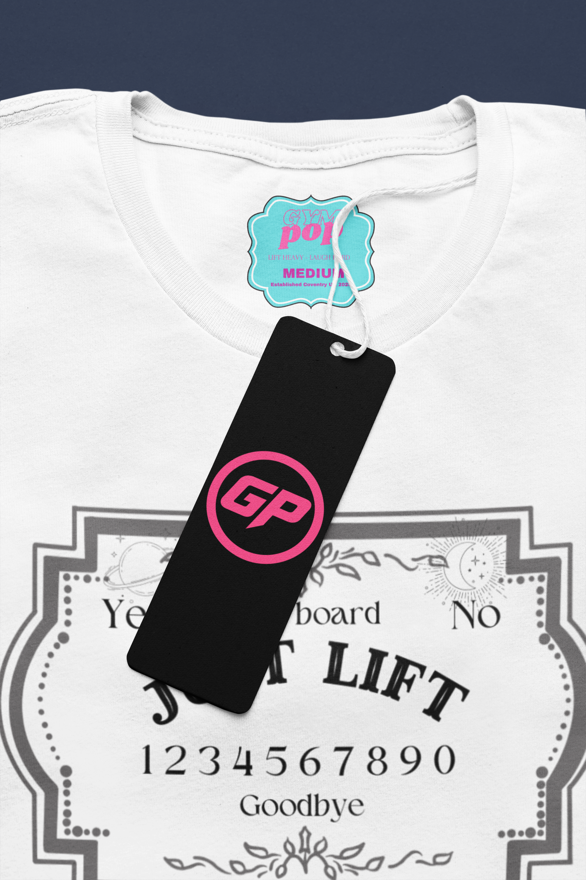 "Just Lift Ouija Tee"