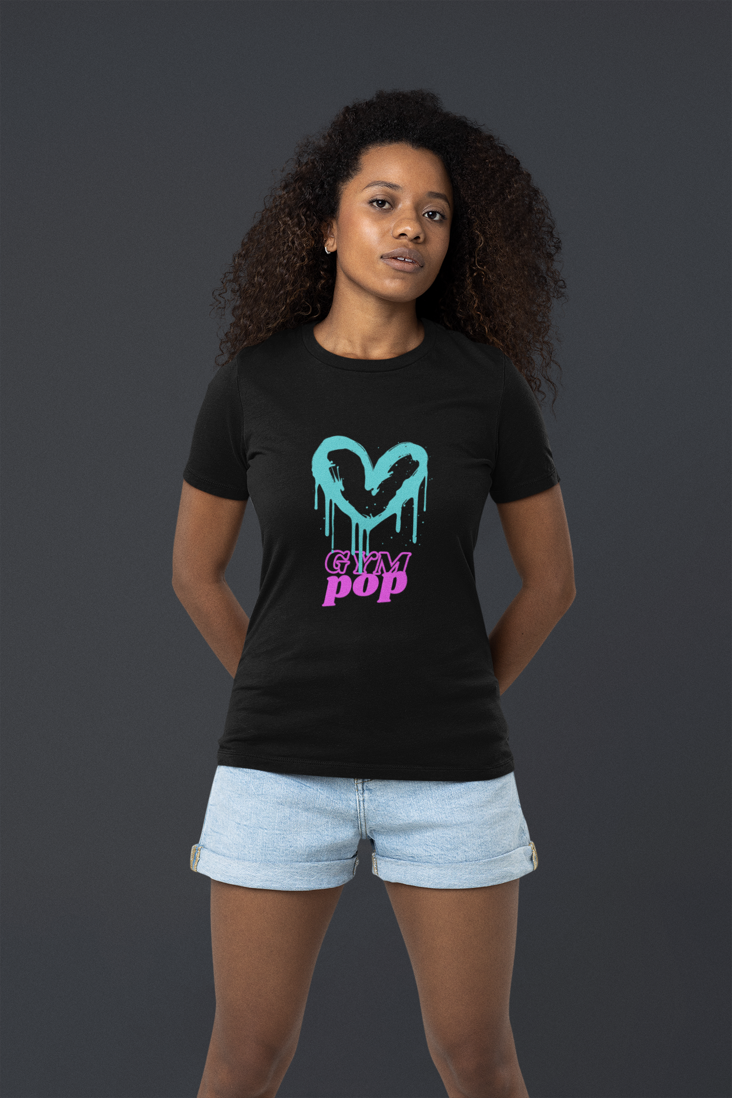"Graffiti Heart Signature Tee"