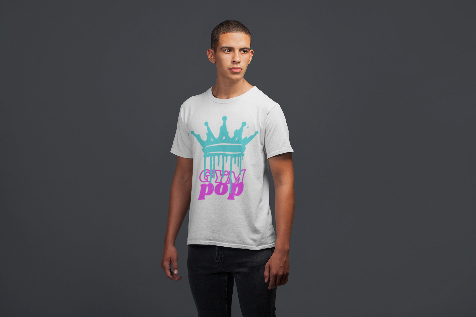 "Graffiti Crown Gym Tee"