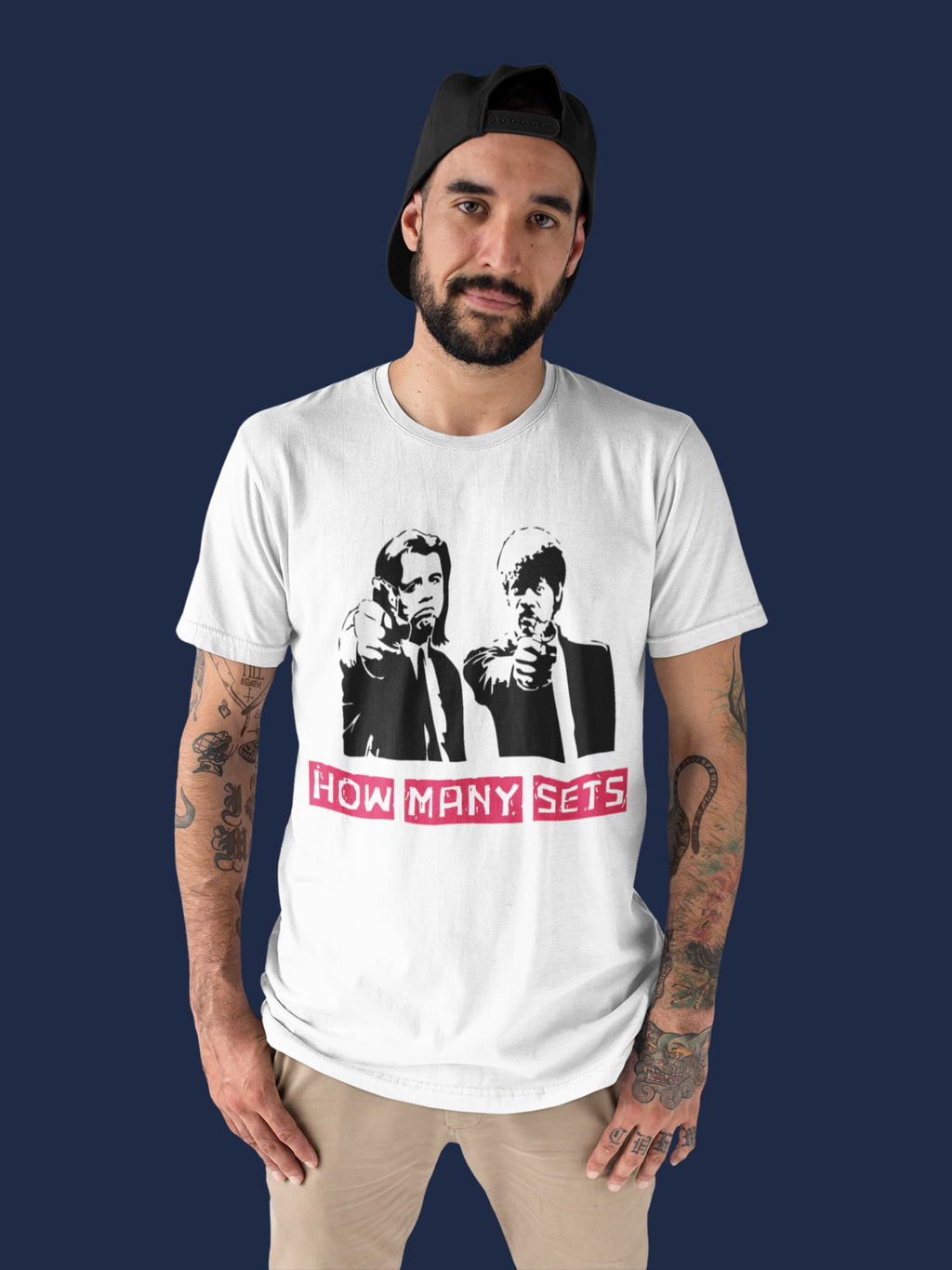 "How Many Sets? Gym Tee"